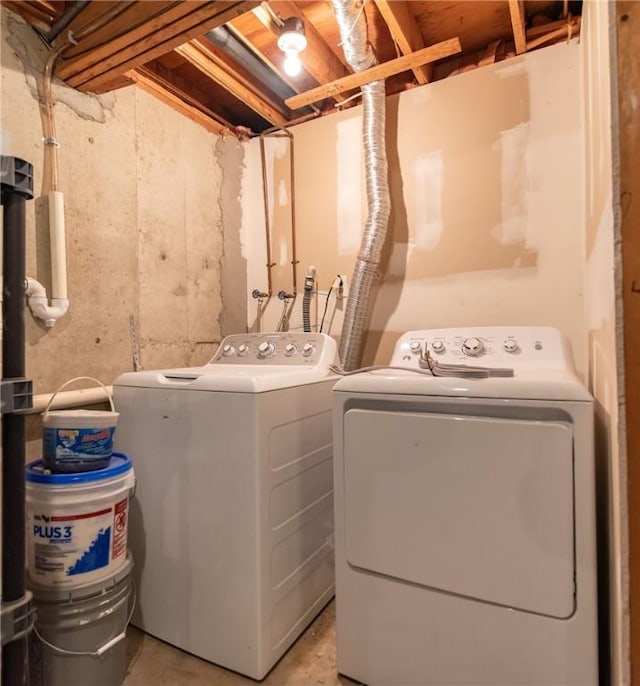 83 Wyndham Ave, Providence, RI 02908 - laundry area featuring independent washer and dryer and laundry area
