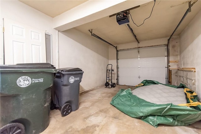 83 Wyndham Ave, Providence, RI 02908 - garage featuring a garage door opener