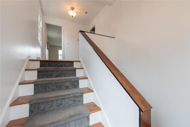 83 Wyndham Ave, Providence, RI 02908 - stairs featuring wood finished floors