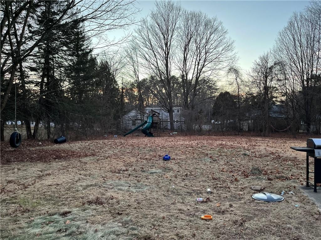 169 Central Ave, Scituate, RI 02857 - view of yard featuring a playground