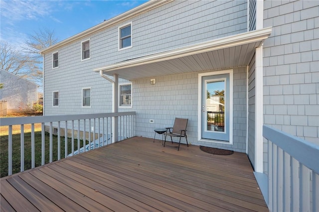 view of deck