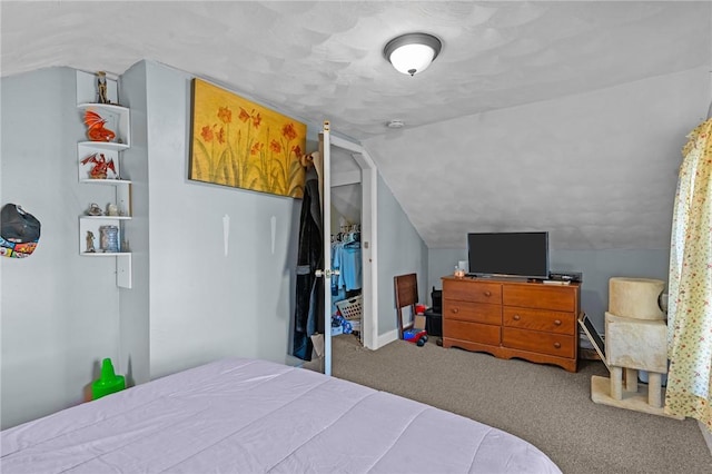 77 Seamans St, Providence, RI 02908 - bedroom featuring vaulted ceiling and carpet