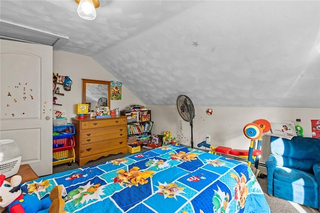 77 Seamans St, Providence, RI 02908 - bedroom with carpet and vaulted ceiling