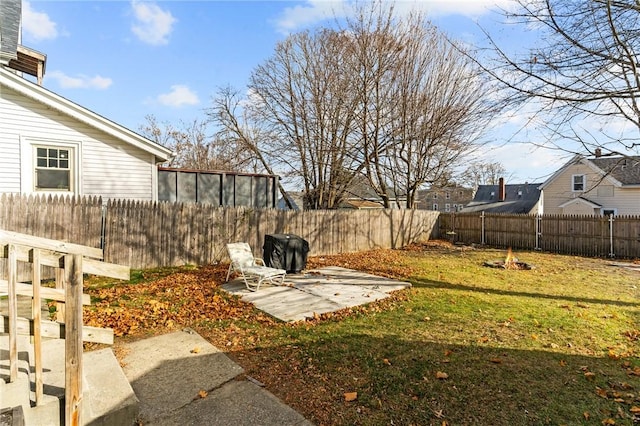 77 Seamans St, Providence, RI 02908 - view of yard with a patio and a fenced backyard