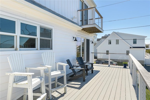 view of deck