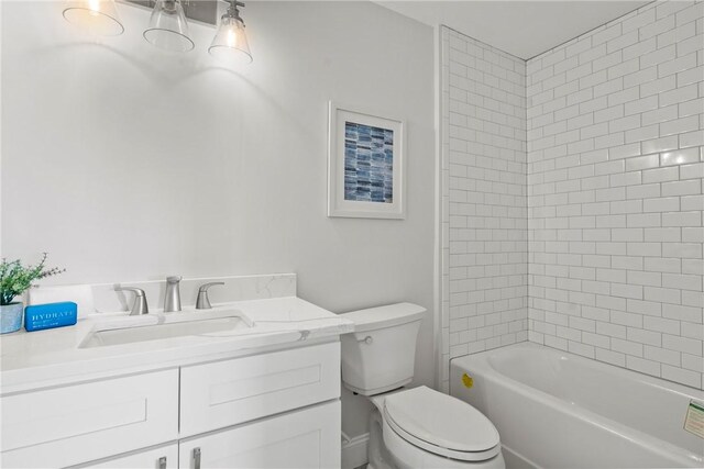 0 Greenwich Blvd Unit 110, East Greenwich, RI 02818 - bathroom with toilet, vanity, and bathing tub / shower combination