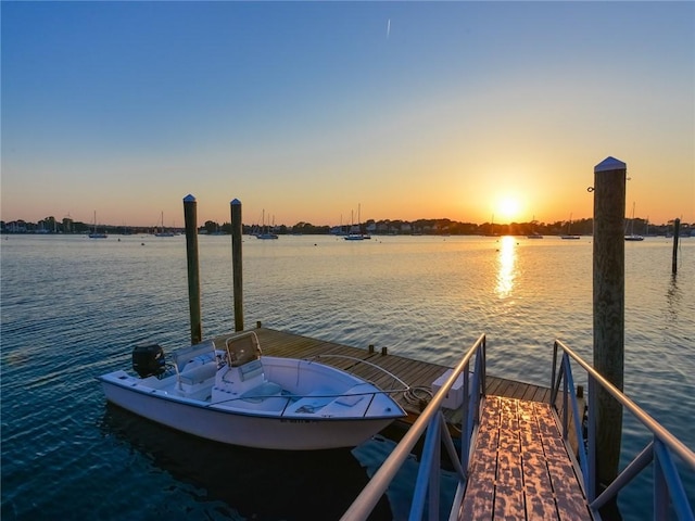 1597 Main Rd, Tiverton, RI 02878 - view of dock with a water view