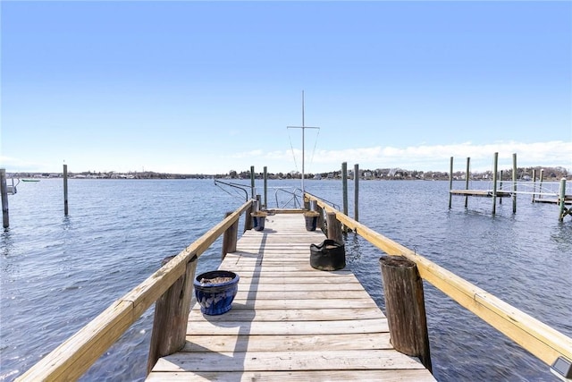 1597 Main Rd, Tiverton, RI 02878 - dock area featuring a water view
