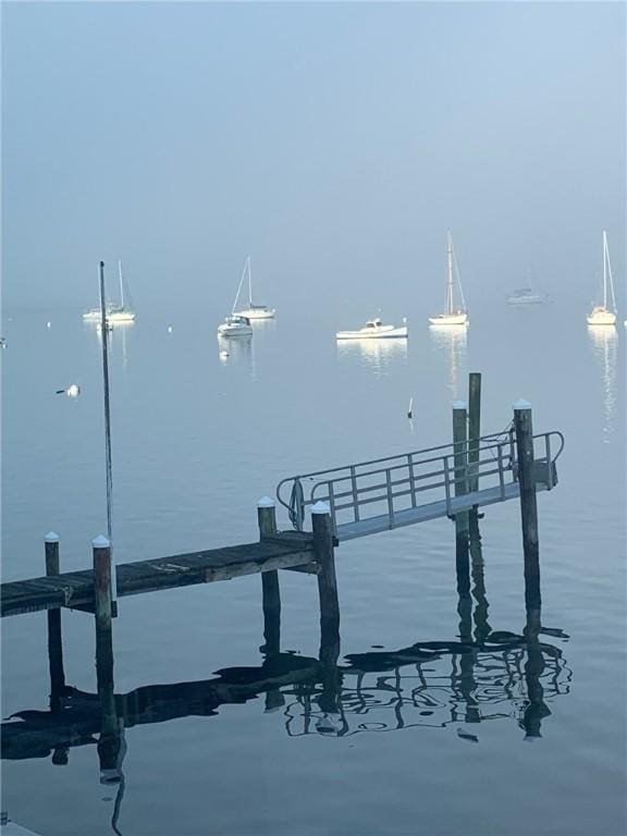 1597 Main Rd, Tiverton, RI 02878 - view of dock featuring a water view
