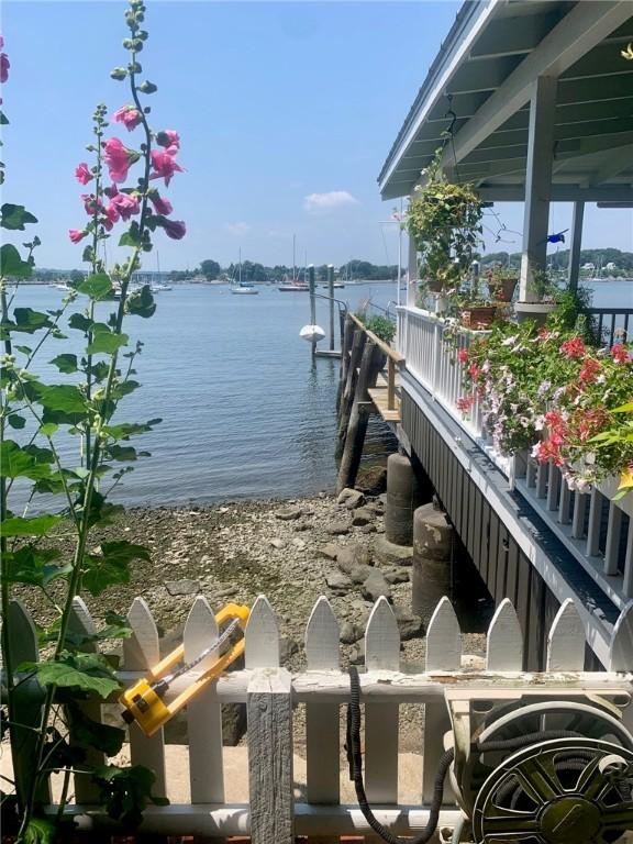 1597 Main Rd, Tiverton, RI 02878 - dock area with a water view
