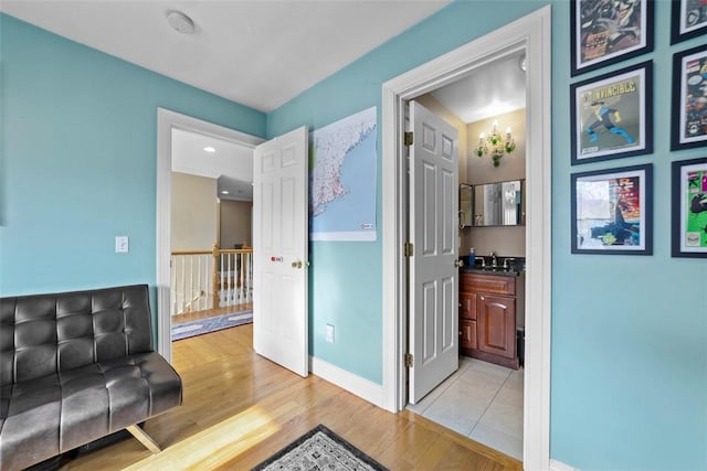 174 Windmill Dr, South Kingstown, RI 02879 - interior space featuring baseboards and light wood-type flooring