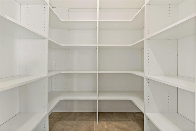 view of storage area