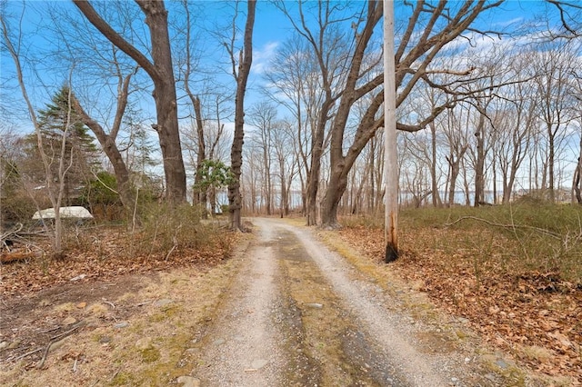 view of road