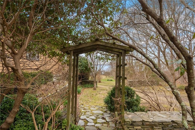 view of yard