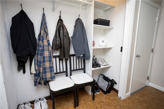 67 Highwood Dr, Coventry, RI 02816 - mudroom with baseboards and tile patterned floors