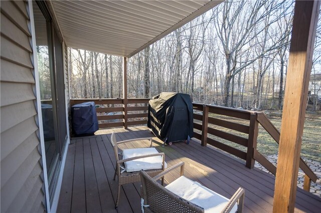 67 Highwood Dr, Coventry, RI 02816 - wooden deck featuring a grill