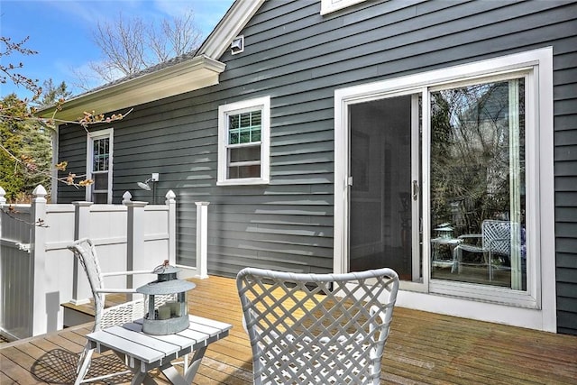 view of deck