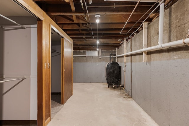 43 Eldorado St, Cranston, RI 02910 - unfinished below grade area with heating fuel
