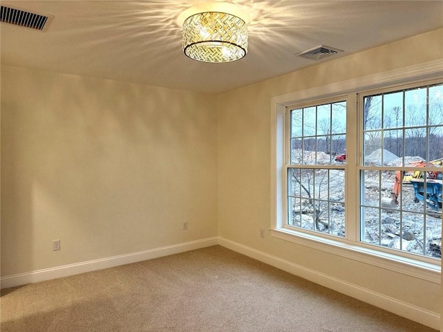 1404 Hunting Hill Dr, Cumberland, RI 02864 - spare room with plenty of natural light, visible vents, and baseboards