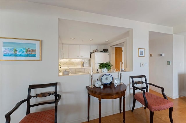 53 Conanicus Ave Unit 5A, Jamestown, RI 02835 - interior space featuring baseboards, recessed lighting, and light wood-style floors