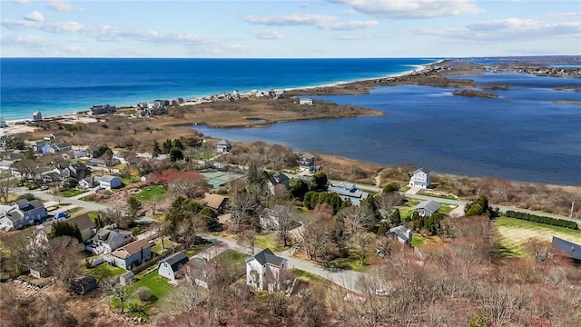 137 Rosebriar Ave, South Kingstown, RI 02879 - bird's eye view with a residential view and a water view