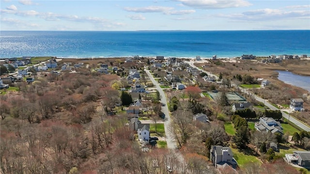 137 Rosebriar Ave, South Kingstown, RI 02879 - drone / aerial view featuring a residential view and a water view