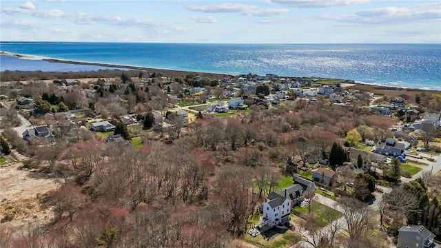 137 Rosebriar Ave, South Kingstown, RI 02879 - aerial view featuring a water view and a residential view