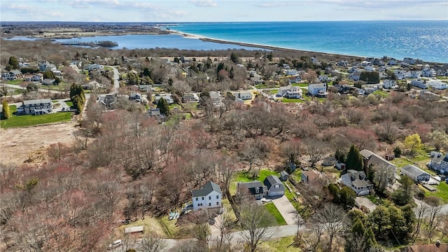 137 Rosebriar Ave, South Kingstown, RI 02879 - bird's eye view featuring a water view and a residential view