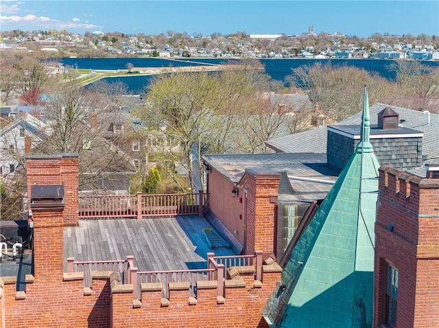 78 Rhode Island Ave Unit 5, Newport, RI 02840 - bird's eye view with a water view