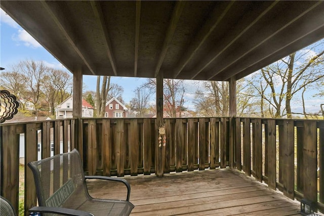 view of deck