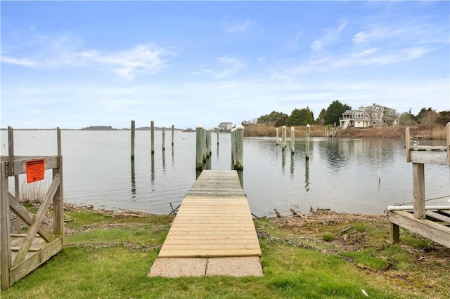 26 E Bayview Rd, Charlestown, RI 02813 - view of dock featuring a water view