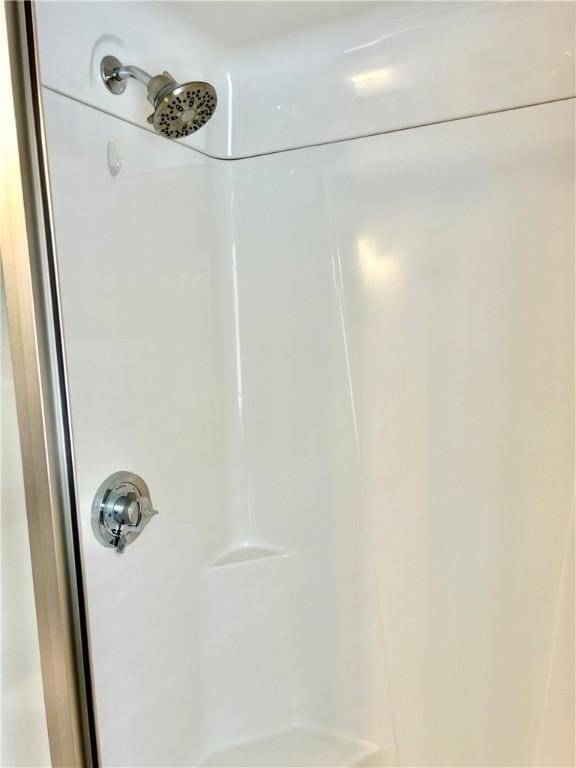 interior space featuring a shower