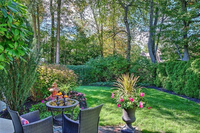 21 Fesser Ave, Bristol, RI 02809 - view of yard featuring a patio area