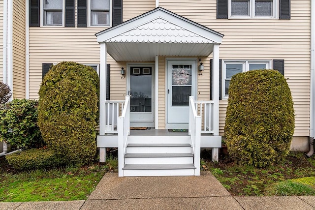 view of entrance to property