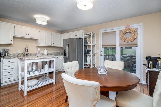 dining room featuring wood finished floors
