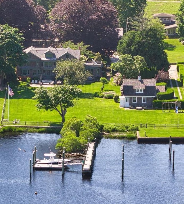 37 Avondale Rd, Westerly, RI 02891 - birds eye view of property featuring a water view