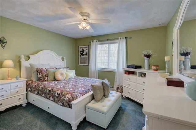 30 Rock Ridge Rd, Westerly, RI 02891 - bedroom featuring dark colored carpet and a ceiling fan