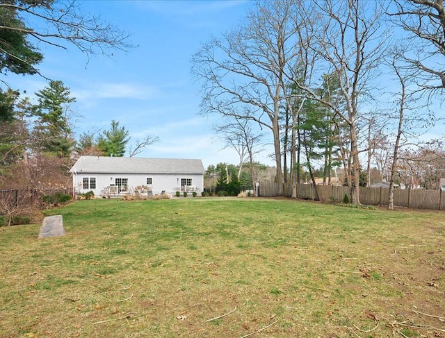 120 S Rd, East Greenwich, RI 02818 - view of yard featuring a fenced backyard