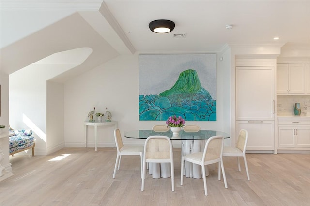 78 Rhode Island Ave Unit 8, Newport, RI 02840 - dining area with light wood finished floors, recessed lighting, and baseboards