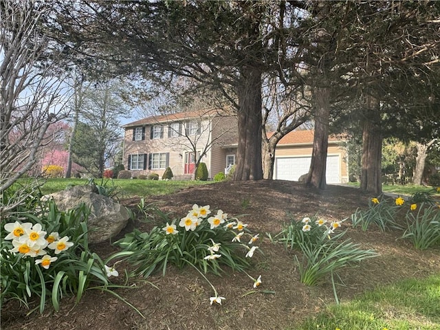 view of colonial home