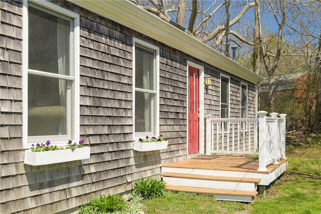 view of home's exterior