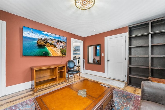 134 Courtland St, Providence, RI 02909 - living room featuring wood finished floors and baseboards