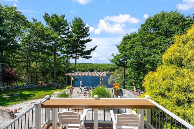 465 Camp Dixie Rd, Burrillville, RI 02859 - view of deck