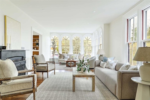 sunroom / solarium with a wealth of natural light