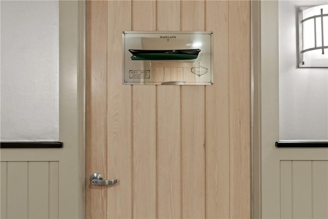 view of room details