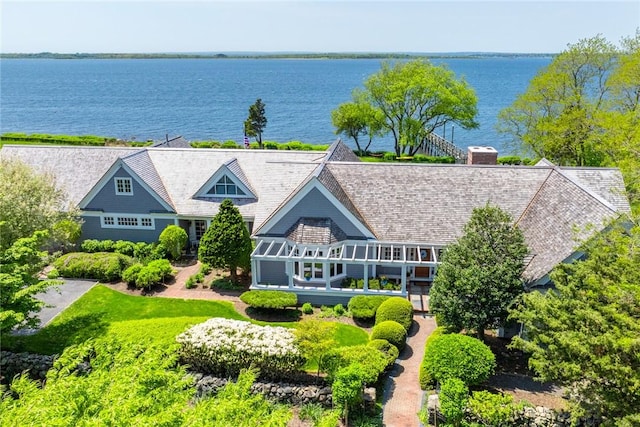 29 Reliance Dr, Bristol, RI 02809 - bird's eye view with a water view