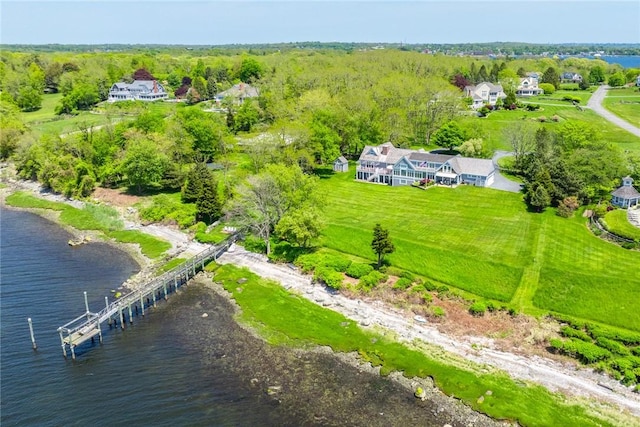 29 Reliance Dr, Bristol, RI 02809 - birds eye view of property featuring a water view