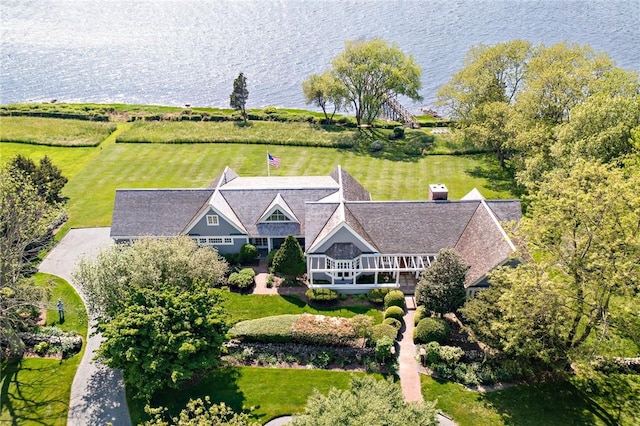 29 Reliance Dr, Bristol, RI 02809 - birds eye view of property with a water view