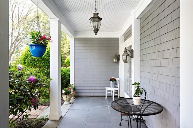 29 Reliance Dr, Bristol, RI 02809 - view of patio / terrace with covered porch