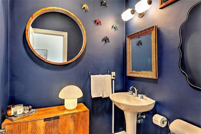 half bath with toilet